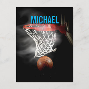 Anpassadet Basketball Artwork Pop Art Vykort