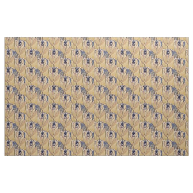 Anpassadet Bear Fabric Polar Bear Art Fabric Tyg (Fat Quarter)