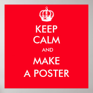 Anpassadet behålla Lugn Poster