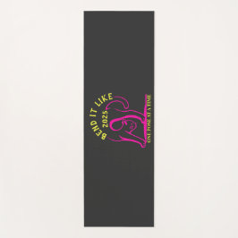 Anpassadet "Bend It like 2025" Yoga Cat