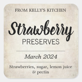 Anpassadet bevarar BL_01sq Fyrkantigt Klistermärke