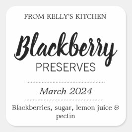 Anpassadet Bevarar BL_02sq-kvadratstreck Fyrkantigt Klistermärke