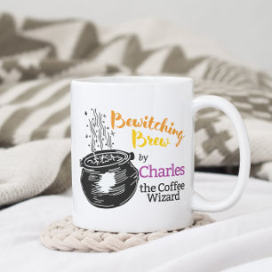 Anpassadet Bewitching Brew Wizard Funny Kaffemugg