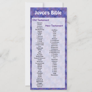 Anpassadet Bible Bookmark Lila blommor