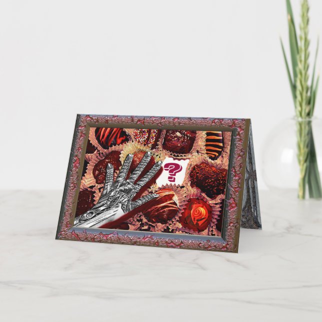 Anpassadet Biet Valentine saknas Helgkort (Framsida)