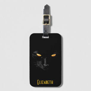 Anpassadet Black Cat Magic Bagagebricka