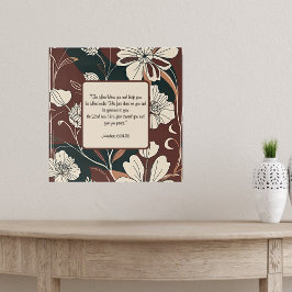 Anpassadet Bladar för Blommar från hösten Poster