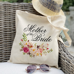 Anpassadet Boho Blommigt Budens mamma Tygkasse