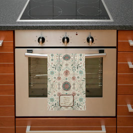 Anpassadet Boho Herb Kökshandduk