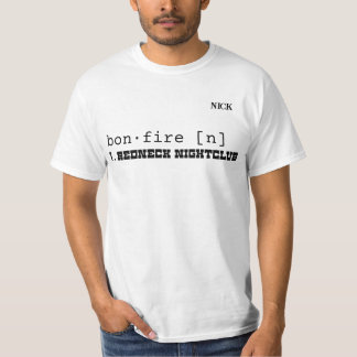 anpassadet "Bon Fire" T Shirt