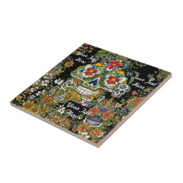 Anpassadet Bones för Bones-konsthålsblommor Kakelplatta