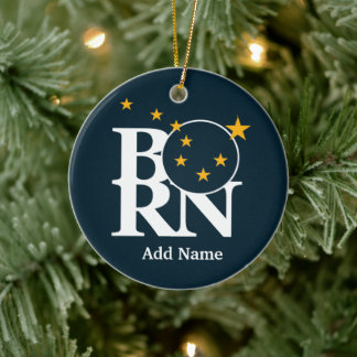 Anpassadet BORN Alaska Ornament