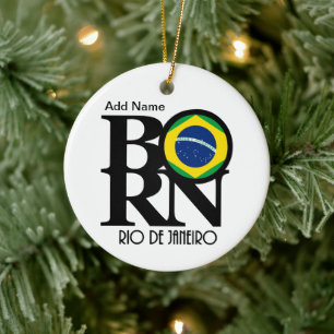 Anpassadet BORN Rio de Janeiro Julgransprydnad Keramik