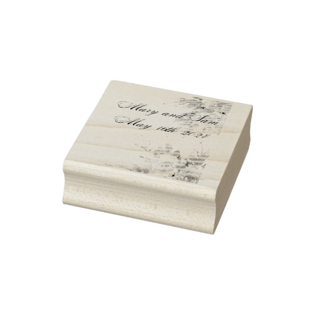 Anpassadet bröllop gumberstämpel stämpel (Stämpel)