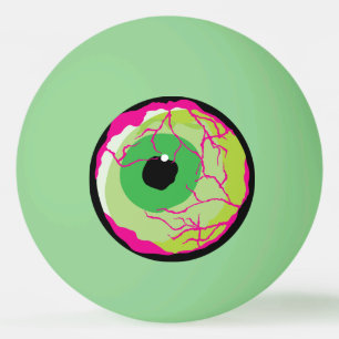 anpassadet "Bus eller godis" Eyeball och Candy Pingisboll