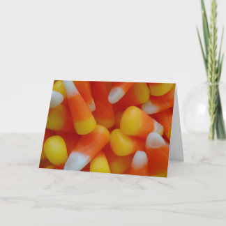 Anpassadet Candy corn Happy halloween Card Kort