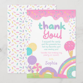 Anpassadet Candyland och Ice Cream Fully Inbjudningar