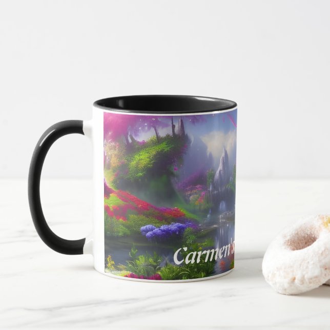 Anpassadet Carmen's God morgon Tea Personlig Mugg (Med munk)