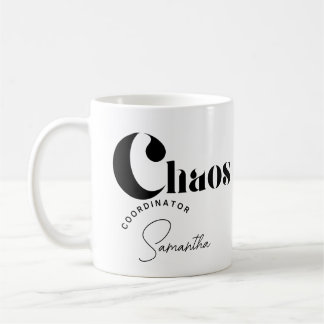 Anpassadet "Chaos Coordinator" Mugg-arbetsplats Kaffemugg