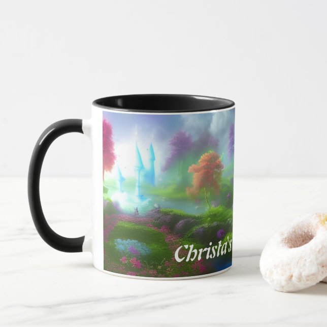 Anpassadet Christa's God morgon Tea Personlig Mugg (Med munk)