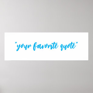 Anpassadet Citat, text Poster