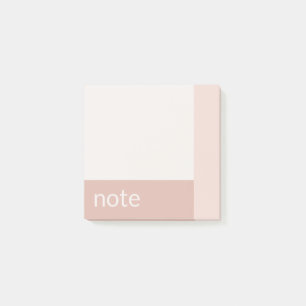 Anpassadet Clean Girl Lilac Cream Post-it Block