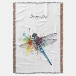 Anpassadet Colorful Dragonfly Filt