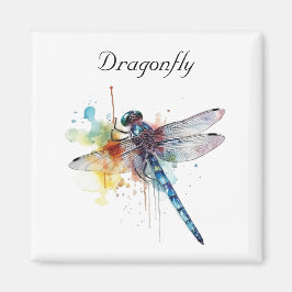 Anpassadet Colorful Dragonfly Magnet
