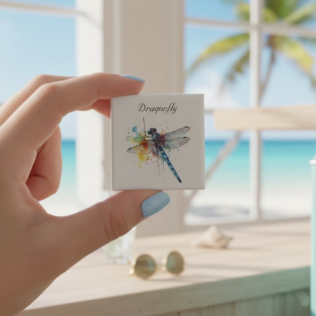 Anpassadet Colorful Dragonfly Magnet (Skapare uppladdad)