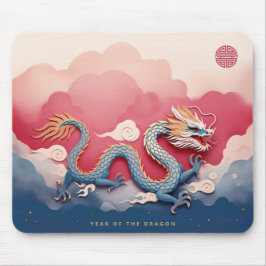 Anpassadet Dragon år Musmatta