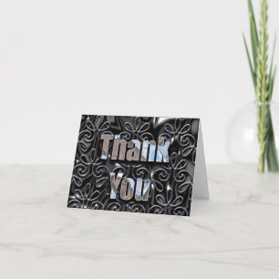 Anpassadet Ebony Gratitude Tack Kort