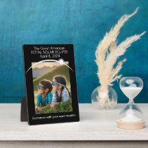 Anpassadet Eclipse Photo Plaque