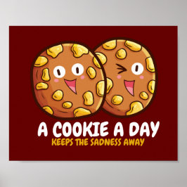 Anpassadet "En cookie per dag" Poster