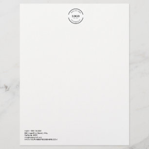 Anpassadet Enkel Professionell - logotyp för föret Brevhuvud