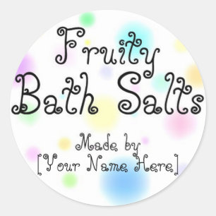 Anpassadet Etiketter för Homemade Bath Salts