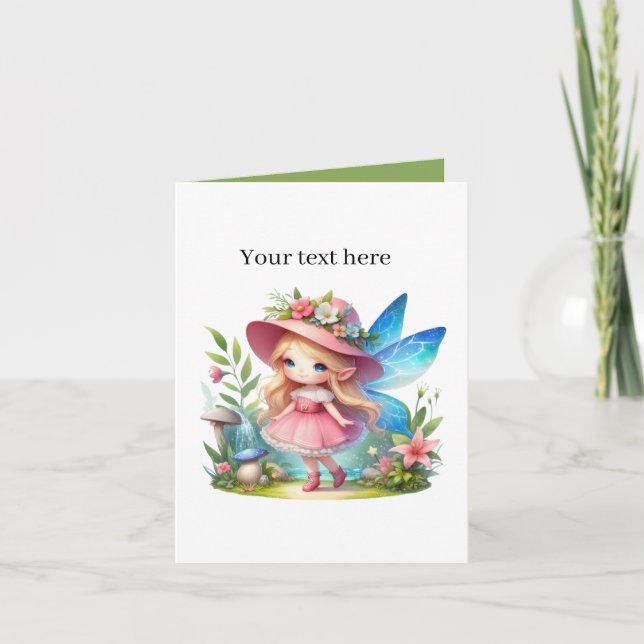 Anpassadet Fairy älskare Kort (Framsida)