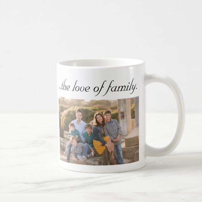 Anpassadet "Familjens Kärlek" Kaffemugg (Höger)