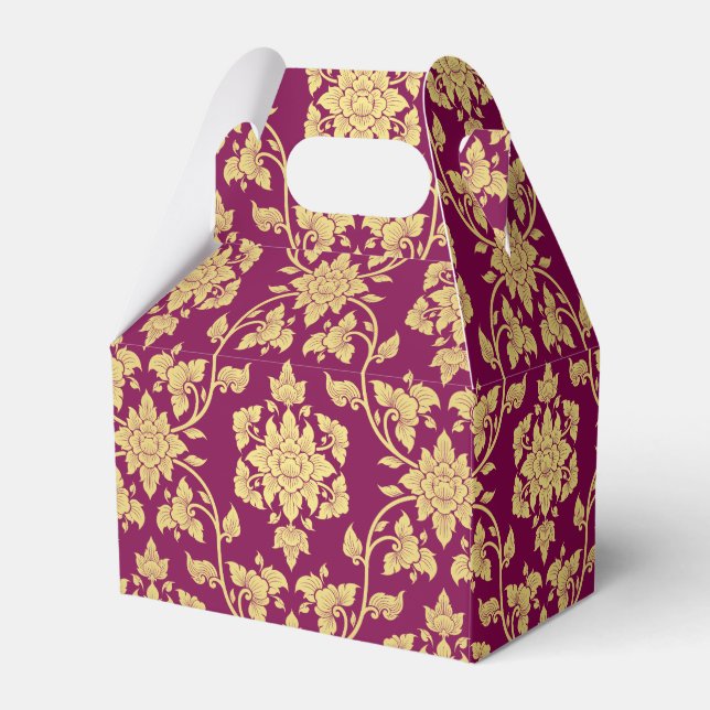 Anpassadet Färg för elegant-partis favoritruta Presentaskar (Framsidan Sidan)