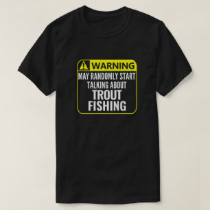 Anpassadet Fiskevarningstecken för regnbåge T Shirt