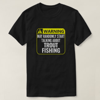 Anpassadet Fiskevarningstecken för regnbåge T Shirt