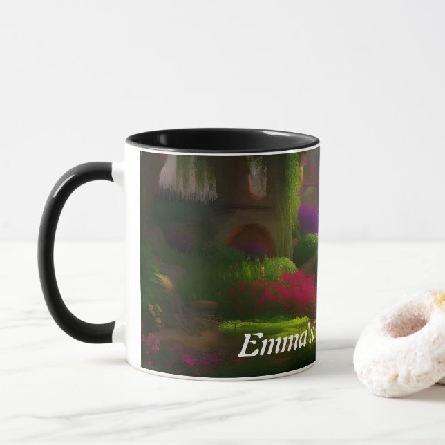 Anpassadet för Emma's Morgontea Personlig Mugg (Med munk)