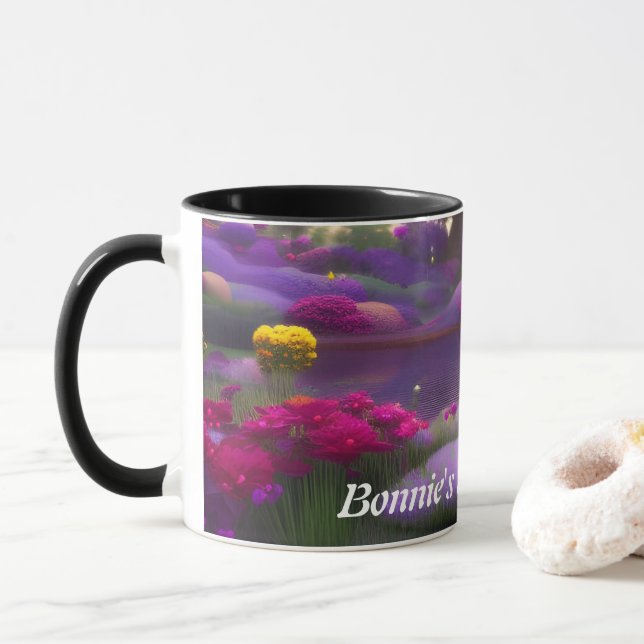 Anpassadet för Personlig av Bonnie's Morgontea Mugg (Med munk)