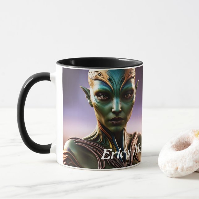 Anpassadet för Personlig av morgonkoffein Mugg (Med munk)