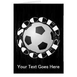 Anpassadet Fotboll Hälsningskort