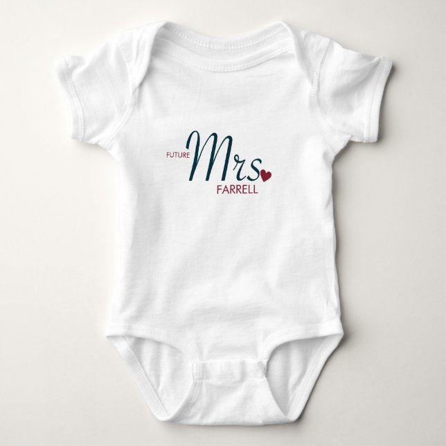 Anpassadet Framtiden Mrs.T-Shirt T-shirt (Framsida)