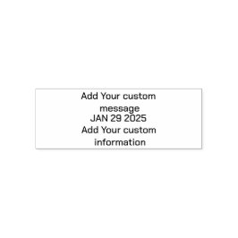 Anpassadet Frimärke Självfärgande Stämpel