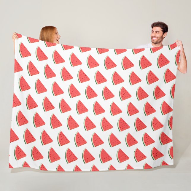 Anpassadet Funny Fleece Blanket Sweet Watermelon (På plats)