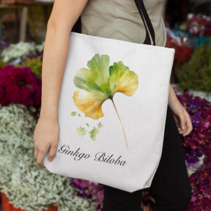 Anpassadet Ginkgo Biloba Tygkasse