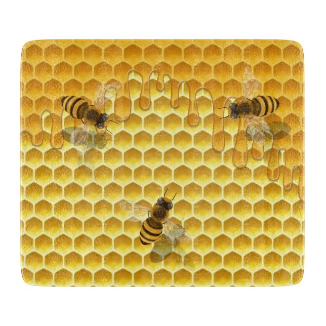 Anpassadet Golden Honeycomb med Beees (Framsidan)