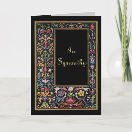 Anpassadet Gothic Art Sympathy Card Kort